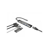NATEC Fowler Go USB 3.2 Gen 1 (3.1 Gen 1) Type-C Aço inoxidável