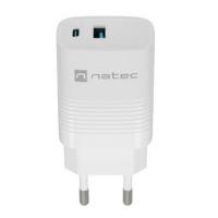 NATEC NUC-2140 carregador de dispositivos móveis Universal Branco AC Carregamento rápido Interior, ver imagem 4 de 9