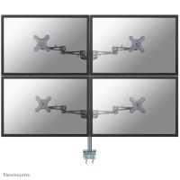 Neomounts FPMA-D935D4 montagem e suporte para monitores 68,6 cm (27'') Secretária Prateado