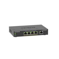 NETGEAR 5-Port Gigabit Ethernet High-Power PoE+ Plus Switch (GS305EPP) Gerido L2/L3 Gigabit Ethernet (10/100/1000) Power over Ethernet (PoE) Preto
