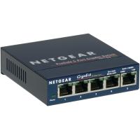 NETGEAR GS105 Não-gerido Gigabit Ethernet (10/100/1000) Azul