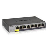 NETGEAR GS108Tv3 Gerido L2 Gigabit Ethernet (10/100/1000) Cinzento
