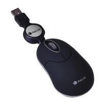 NGS SINBLACK rato Viagem Ambidestro USB Type-A Ótico 1000 DPI
