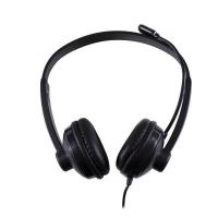 Nilox ACOUSTIC USB HEADPHONE Auscultadores Com fios Intra-auditivo Preto, Cinzento