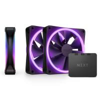 NZXT F120 RGB DUO Triple Pack Caixa de computador Ventoinha 12 cm Preto 3 unidade(s)