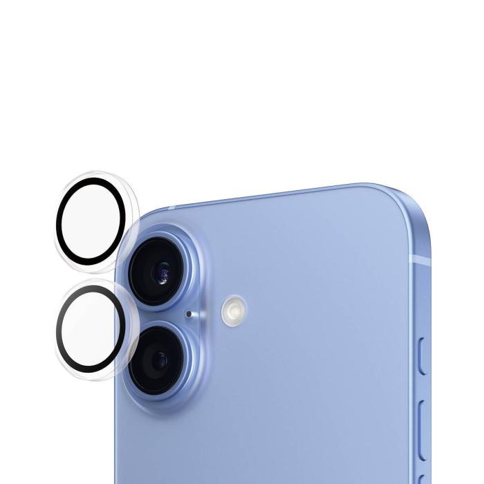 PanzerGlass ® Hoops® Transparent Camera Lens Protector iPhone 16 | 16 Plus Proteção de ecrã transparente Apple 1 unidade(s)