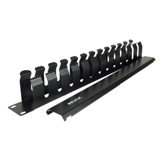 Phasak Guia de Cabos com escova para Rack de 19'' 1U - PA 1901