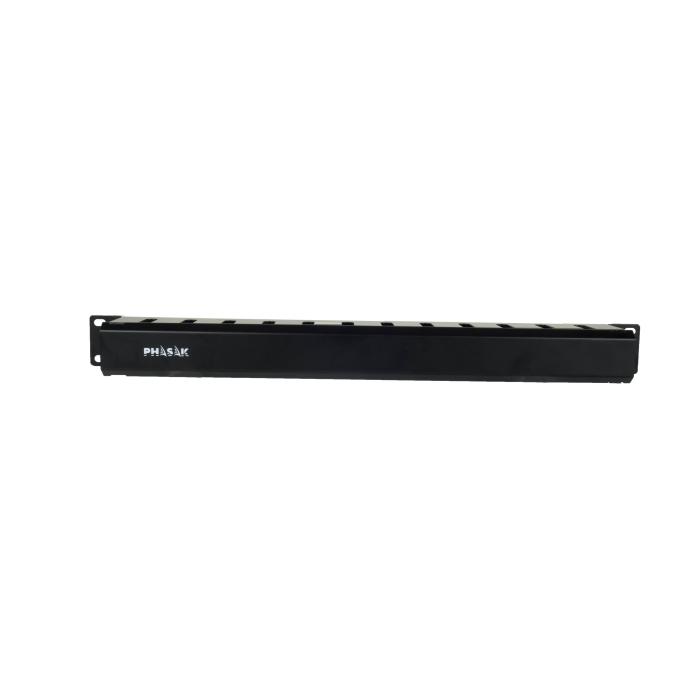 Phasak Guia de Cabos com escova para Rack de 19'' 1U - PA 1901 — imagem 2 de 4