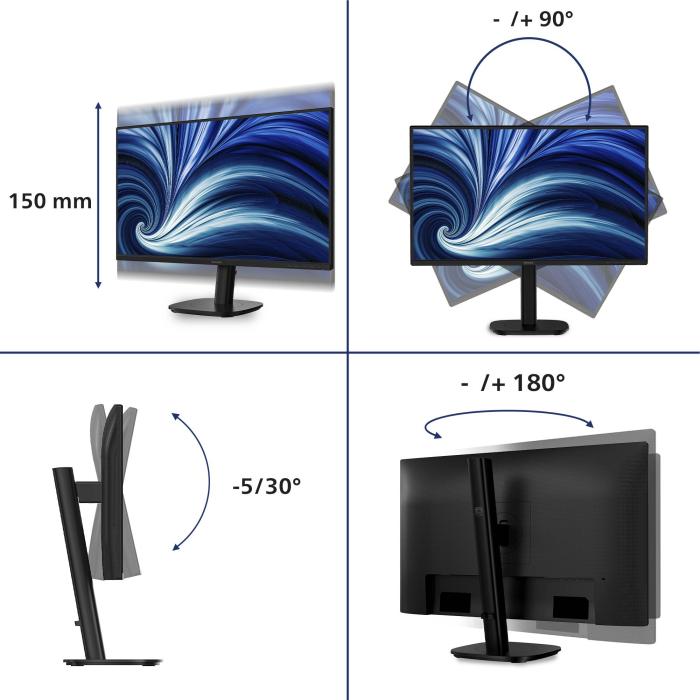 Philips 27B2N3500/00 monitor de ecrã 68,6 cm (27'') 2560 x 1440 pixels Full HD LCD Preto — imagem 15 de 24