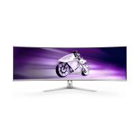 Philips Evnia 8000 49M2C8900/00 monitor de ecrã 124,2 cm (48.9'') 5120 x 1440 pixels Dual QHD QD-OLED Branco
