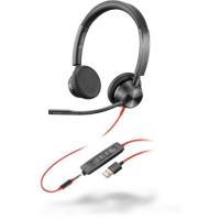 Poly 3325 Auscultadores Com fios Fita de cabeça Chamadas/Música USB Type-A Preto
