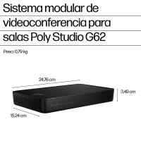 Poly Studio G62 Video Conferencing System With Mounting Plate Kit No Power Cord TAA, ver imagem 4 de 30