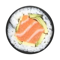 PopSockets Salmon Roll Suporte passivo Leitor de e-book, Telemóveis/smartphone, Tablet/UMPC Multicor