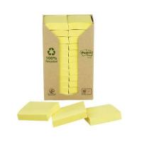 Post-It 653-1T bloco de notas autocolante Rectângulo Amarelo 100 folhas Autocolantes