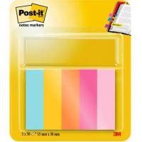 Post-It 7100259442 bloco de notas autocolante Rectângulo Azul, Laranja, Rosa, Amarelo 50 folhas Autocolantes