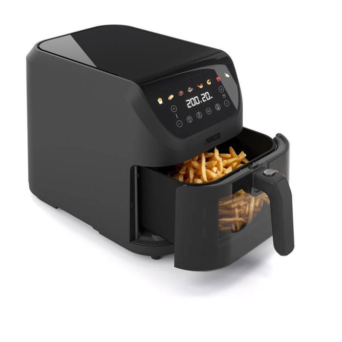 Princess 182476 Individual 8 l Independente 2000 W Fritadeira a ar quente Preto — imagem 8 de 10