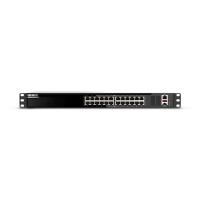 QNAP QSW-M3224-24T switch de rede Gerido L3 10G Ethernet (100/1000/10000) 1U Preto, Prateado