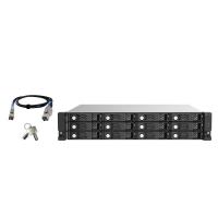 QNAP TL-R1220Sep-RP Compartimento HDD/SSD Preto, Cinzento 2.5/3.5''