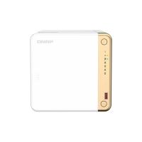 QNAP TS-462-4G servidor NAS e de armazenamento Tower Intel® Celeron® N4505 4 GB DDR4 0 TB QNAP QTS Branco