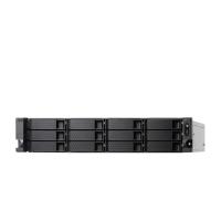 QNAP TS-H1886XU-RP-R2 NAS Rack (3U) Intel® Xeon® D D-1622 32 GB DDR4 0 TB QuTS hero Preto, Cinzento
