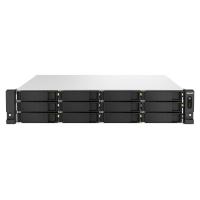 QNAP TS-H1887XU-RP NAS Rack (2U) Intel Xeon E E-2336 32 GB DDR4 0 TB QuTS hero Preto, Branco