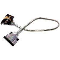 Revoltec Floppy Cable round Silver 48 cm 0.48m Prateado cabo SATA