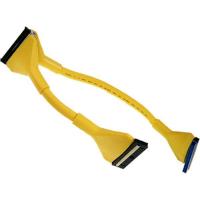 Revoltec IDE Cable round (UDMA 133), yellow, 48cm 0.48m cabo SATA