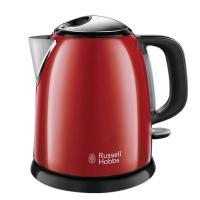 Russell Hobbs 24992-70 chaleira elétrica 1 l 2400 W Preto, Vermelho
