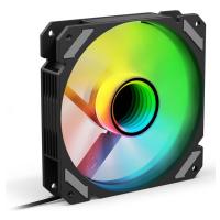 Sharkoon SHARK Mirror RGB PWM REVERSE Caixa de computador Ventoinha 12 cm Preto 1 unidade(s)