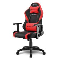 Sharkoon Skiller SGS2 Jr. Cadeira de jogos universal Assento acolchoado Preto, Vermelho