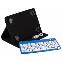 SilverHT 111914240199 teclado para dispositivos móveis Bluetooth Preto, Azul, Branco