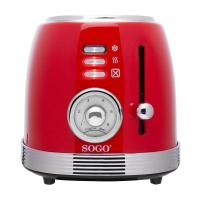 Sogo TOS-SS-5460 torradeira 6 2 fatia(s) 850 W Vermelho