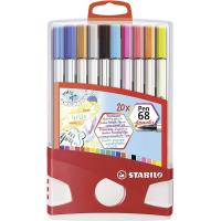 STABILO Pen 68 brush caneta de feltro Multicor 20 unidade(s)