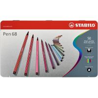 STABILO Pen 68 caneta de feltro Cores sortidas 50 unidade(s)