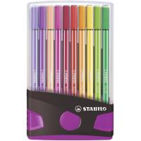 STABILO Pen 68 caneta de feltro Médio Multicor 20 unidade(s)