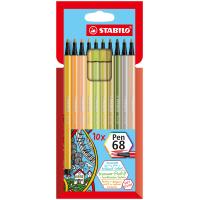 STABILO Pen 68 caneta de feltro Multicor 10 unidade(s)