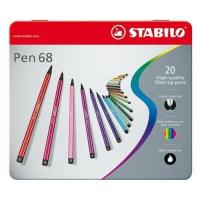 STABILO Pen 68 caneta de feltro Multicor 20 unidade(s)