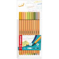 STABILO Point 88 caneta fineliner Multicor 10 unidade(s)