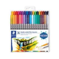 Staedtler 3200 caneta de feltro Fino/Extra negrito Multicor 36 unidade(s)