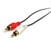 StarTech.com 0.92m, 3.5mm/2xRCA, M/M cabo de áudio 0,92 m Preto