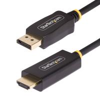 StarTech.com 10F-DP-HDMI-4K60-HDR adaptador de cabo de vídeo 3 m DisplayPort HDMI Type A (Standard) Preto