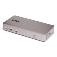 StarTech.com 150UE-USB4DOCKTRIPLE base & duplicador de portas Com fios USB4 Cinzento