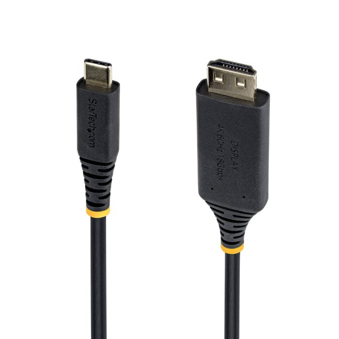 StarTech.com 1M-USBC-HDMI-4K60-G adaptador de cabo de vídeo USB Type-C HDMI Type A (Standard) Preto — imagem 12 de 22