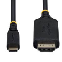 StarTech.com 1M-USBC-HDMI-4K60-G adaptador de cabo de vídeo USB Type-C HDMI Type A (Standard) Preto, ver imagem 20 de 22