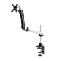 StarTech.com 1MP1ACG-MONITOR-ARM montagem e suporte para monitores 76,2 cm (30'') Secretária Preto, Prateado