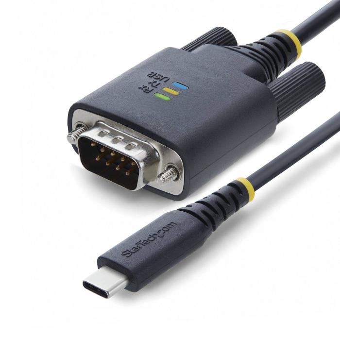 StarTech.com 1P6FFC-USB-C-SERIAL cabo de série Preto 2 m USB Type-C RS-232 — imagem 7 de 12