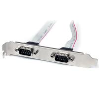 StarTech.com 2 IDC - 2 DB-9, F/M 2 x DB-9 2 x IDC Prateado, Branco