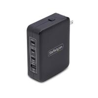 StarTech.com 3114GCU-WALL-CHARGER carregador de dispositivos móveis Universal Preto AC Carregamento rápido Interior
