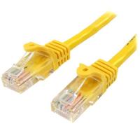 StarTech.com 45PAT10MYL cabo de rede Amarelo 10 m Cat5e U/UTP (UTP)