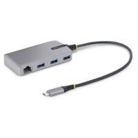 StarTech.com 5G3AGBB-USB-C-HUB base & duplicador de portas Com fios USB 3.2 Gen 1 (3.1 Gen 1) Type-C Cinzento